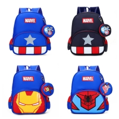 7 Styles Iron Man Captain America Spider-Man Capacity For Student Cartoon Customized Anime Backpack Bag