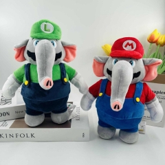 2 Styles 27cm Super Mario Bro Cartoon Anime Plush Toy Doll