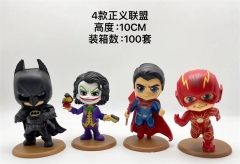 4PCS/SET 10CM Marvel's The Avengers Cartoon Anime PVC Figures