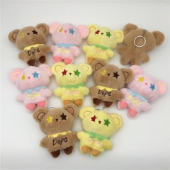 10PCS/SET 10CM Bear Animal Plush Doll Pendant