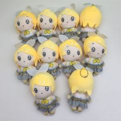 3 Styles 10PCS/SET 11CM Hatsune Miku Anime Plush Toy Doll Pendant