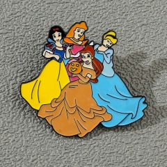 Snow White Cartoon Anime Alloy Pin Brooch