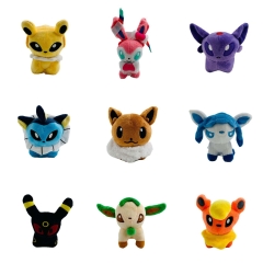 9 Styles Pokemon Eevee Cartoon Anime Plush Toy Doll