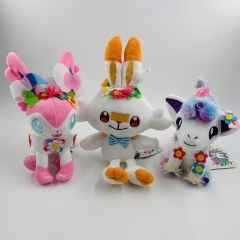 2 Styles 20cm Pokemon Scorbunny Sylveon Cartoon Anime Plush Toy Doll