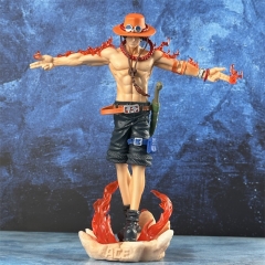 28cm GK One Piece Portgas·D· Ace Cartoon Anime PVC Figure