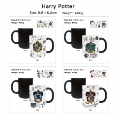 6 Styles Harry Potter Cartoon Pattern Ceramic Cup Anime Changing Color Ceramic Mug