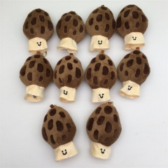 10PCS/SET 11CM Mushroom Shape Morchella esculenta (L.) Pers Toy Doll Pendant