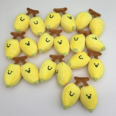 10PCS/SET 10CM Banana Shape Plush Toy Doll Pendant