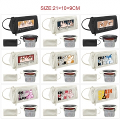 11 Styles Chainsaw Man Cartoon Pattern Pencil Case