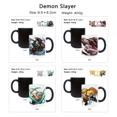 7 Styles Demon Slayer: Kimetsu no Yaiba Cartoon Pattern Ceramic Cup Anime Changing Color Ceramic Mug