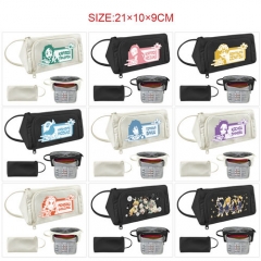 12 Styles Demon Slayer: Kimetsu no Yaiba Cartoon Pattern Pencil Case