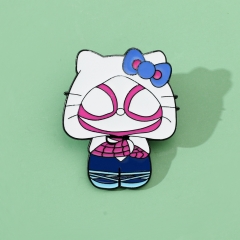 Cute Cat Cartoon Anime Alloy Pin Brooch