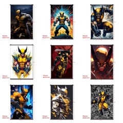 60*90cm 27 Styles Wolverine Cartoon Wallscrolls Waterproof Anime Wallscrolls