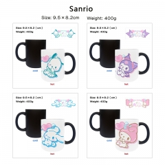 7 Styles Sanrio Cartoon Pattern Ceramic Cup Anime Changing Color Ceramic Mug