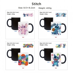 7 Styles Lilo & Stitch Cartoon Pattern Ceramic Cup Anime Changing Color Ceramic Mug