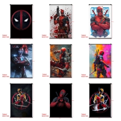 60*90cm 35 Styles Deadpool Cartoon Wallscrolls Waterproof Anime Wallscrolls