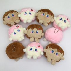 10PCS/SET 11CM Toast Bread Plush Toy Doll Pendant