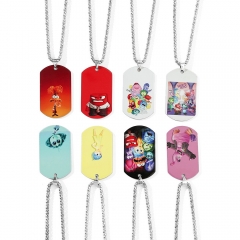 13 Styles Inside Out Cartoon Anime Stainless Steel Necklace