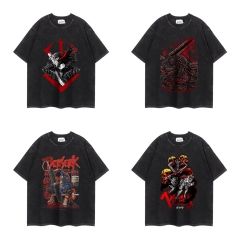 5 Styles Berserk Cartoon Character Anime Cotton T Shirt