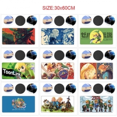 9 Styles 60*30CM The Legend Of Zelda Cartoon Pattern Anime Mouse Pad