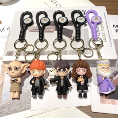 22 Styles Harry Potter Cartoon Anime Figure Keychain