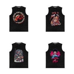 6 Styles AKIRA Cartoon Pattern Anime Vest T-shirt