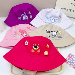 5 Styles Sanrio Melody Toy Story Lots-o'-Huggin' Bear Cartoon Anime Bucket Hat Cap