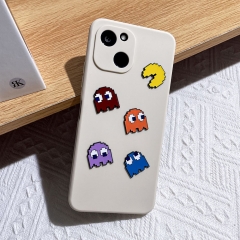 5pcs/set Cute Cartoon Anime Alloy Phone Stickers