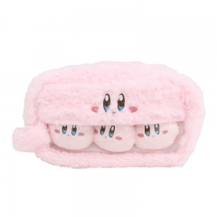 22*15*4cm kirby Cartoon Makeup Bag Anime Plush Bag