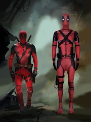 2 Styles uperhero Deadpool & Wolverine Cartoon Anime Cosplay Costume Set