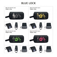 5 Styles Blue Lock Cartoon Anime Waterproof Canvas Pencil Bag