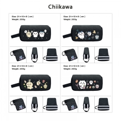 6 Styles Chiikawa Cartoon Anime Waterproof Canvas Pencil Bag