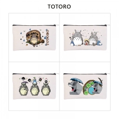 6 Styles My Neighbor Totoro Cartoon Anime Canvas Pencil Bag