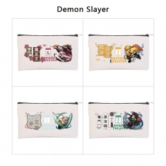 7 Styles Demon Slayer: Kimetsu no Yaiba Cartoon Anime Canvas Pencil Bag