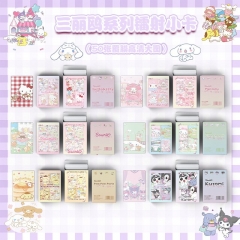 7 Styles 50PCS/SET Sanrio Kuromi My Melody Cinnamoroll Cartoon Anime Paper Lomo Card Set