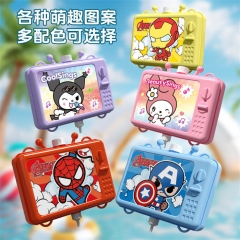 12 Styles Sanrio Melody Cinnamoroll Pom Kuromi Spider Man Iron Man Cartoon Anime Water Gun Toy