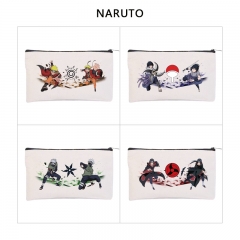 6 Styles Naruto Cartoon Anime Canvas Pencil Bag