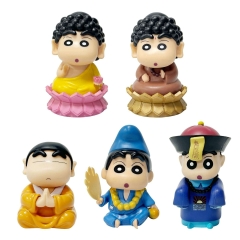 5 Styles Crayon Shin-chan Cartoon Anime PVC Figure