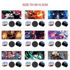 11 Styles 70*30CM My Hero Academia Cartoon Pattern Anime Mouse Pad