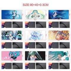 11 Styles 90*40CM Hatsune Miku Cartoon Pattern Anime Mouse Pad