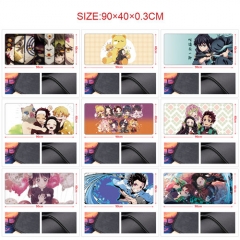 11 Styles 90*40CM Demon Slayer: Kimetsu no Yaiba Cartoon Pattern Anime Mouse Pad