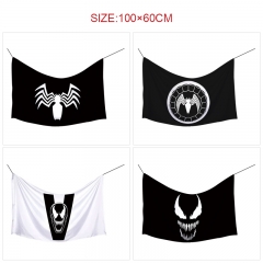 100*60cm 6 Styles Venom Hot Sale Flag Anime Decoration Flag