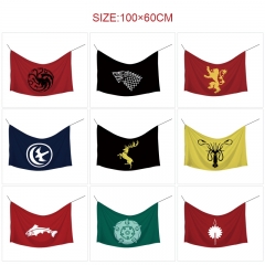 100*60cm 9 Styles Power Game Hot Sale Flag Anime Decoration Flag