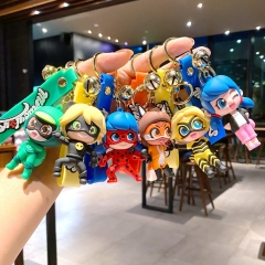 6 Styles Miraculous: Le Film Cartoon Anime Figures Keychain