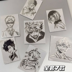 7 Styles Haikyuu Cartoon Anime Stickers Waterproof Stickers