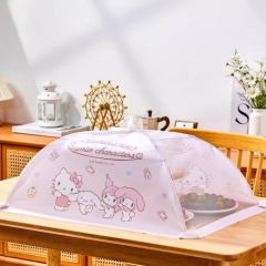 2 Styles Original Sanrio My Melody Hello Kitty Cinnamoroll Kuromi Anime Folding Food Cover