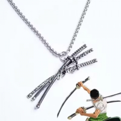 One Piece Cartoon Anime Alloy Necklace