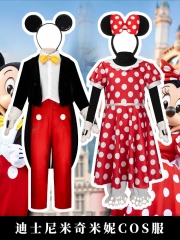 2 Styles Mickey Minnie Mouse Cartoon Cosplay Anime Costume Set