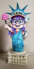 23CM Dr. Slump IQ Arale Cos Statue Of Liberty Anime PVC Figure