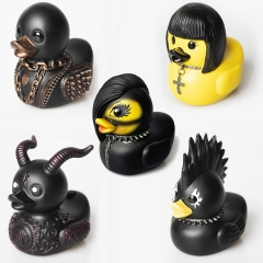 5 Styles Duckieville Death Rock Statue Devil Duck Anime Resin Figure